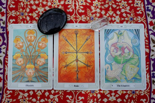 Capricorn: 6 of Cups ~ Aquarius: 10 of Swords ~ Pisces: III: The Empress