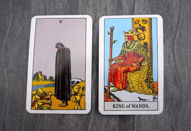 5 of Cups & King of Wands