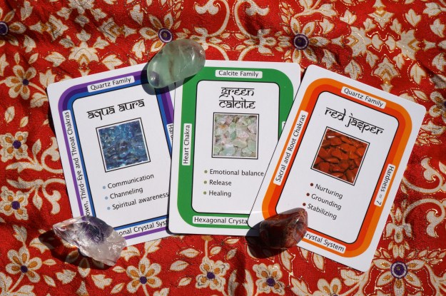 Taurus: Aqua Aura ~ Gemini: Green Calcite  ~ Cancer: Red Jasper