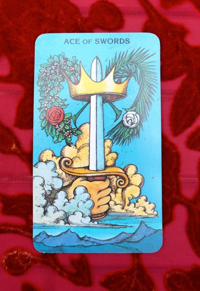 October's Message: Ace of Swords