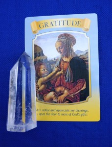 Gratitude will bring you contentment and joy this month.