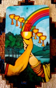 Beginning of January - 10 of Cups