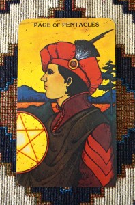 Mid-January - Page of Pentacles